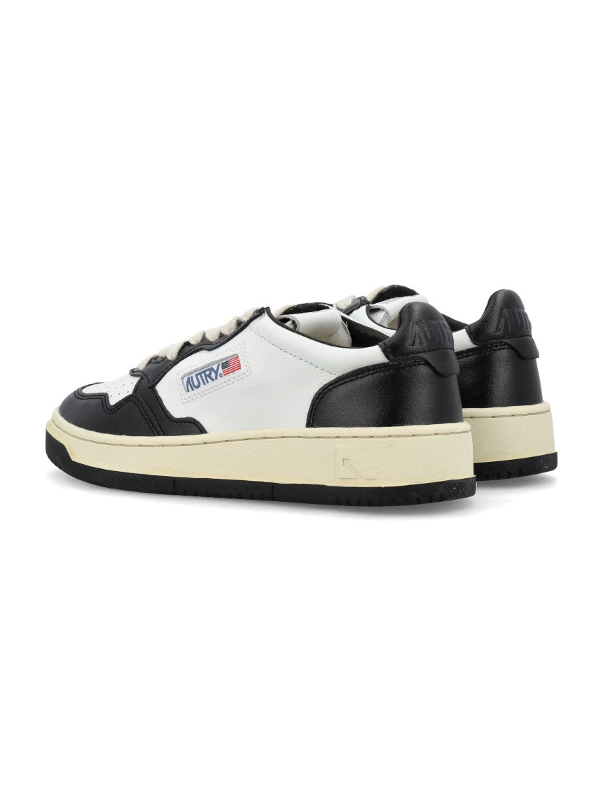 BlackWhite Medalist Low Sneakers 4