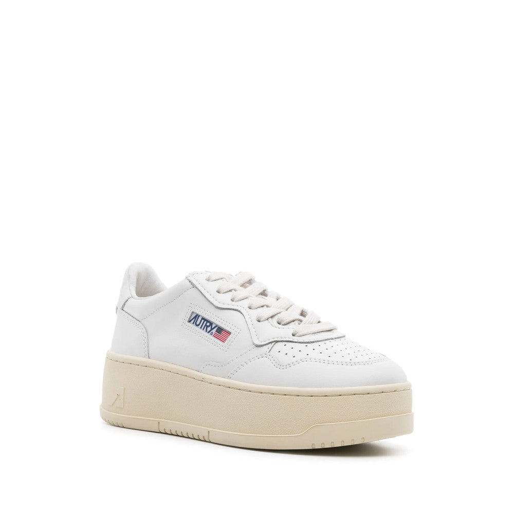 White Logo Low Sneakers 2