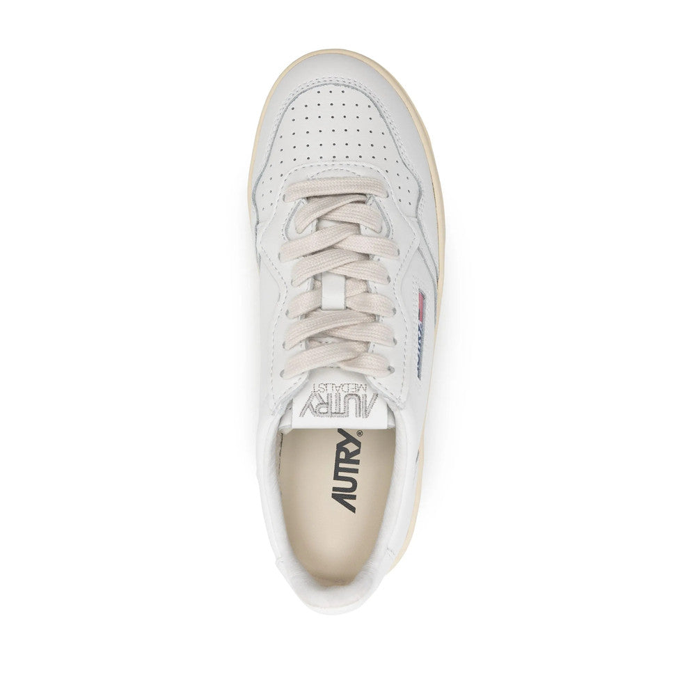 White Logo Low Sneakers 4