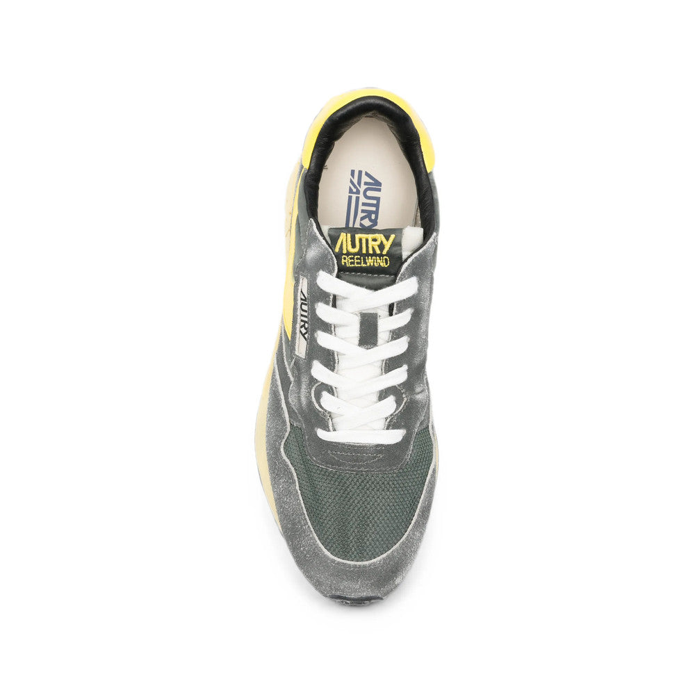 Grey Color Block Windspin Sneakers 4