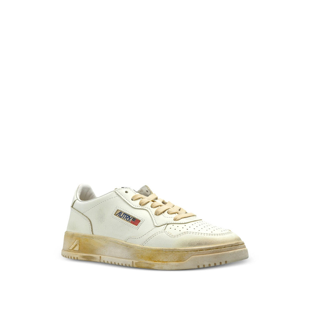 White Distressed Sneakers 2