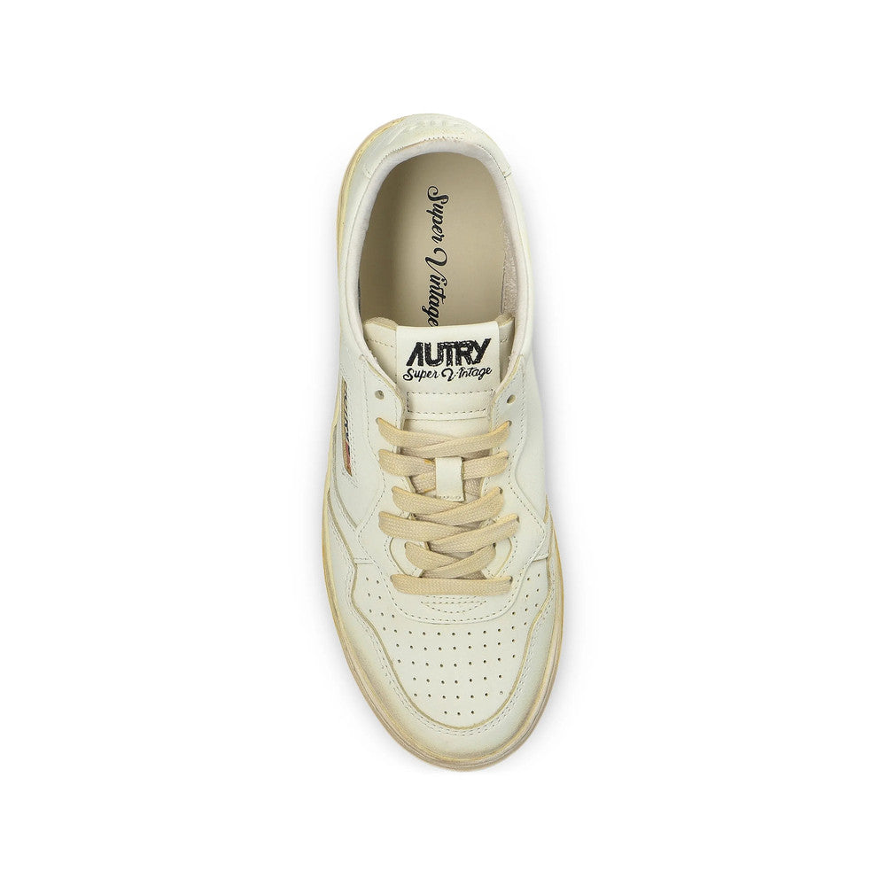 White Distressed Sneakers 3