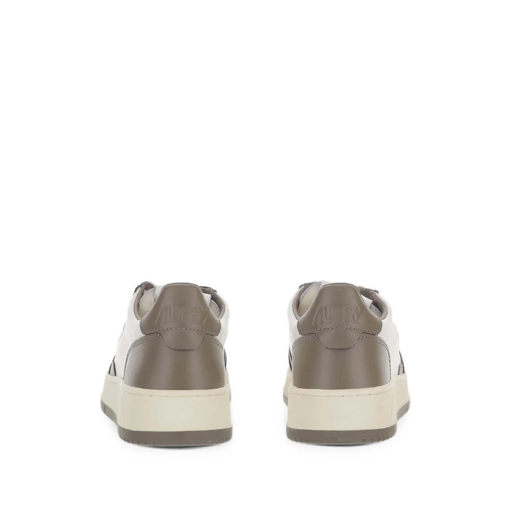 Brown Color Block Sneakers 3