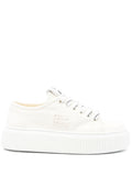 White Logo Sneakers 1