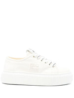 White Logo Sneakers 1