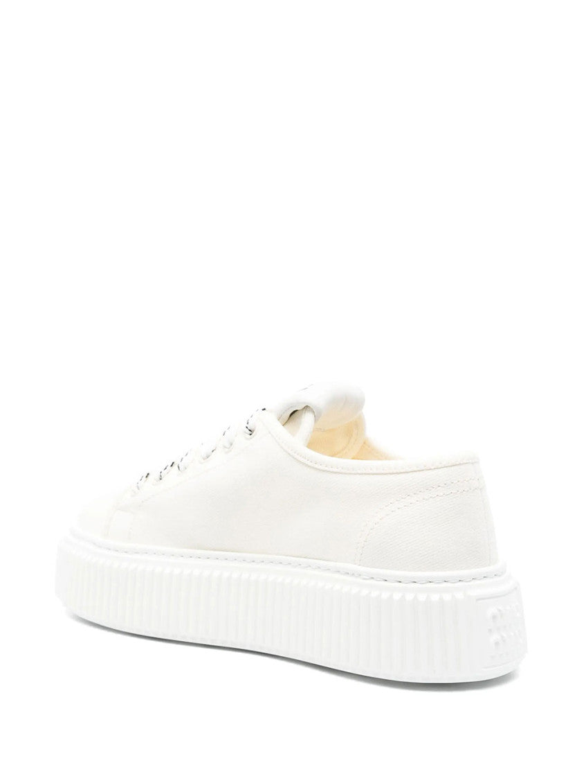 White Logo Sneakers 3