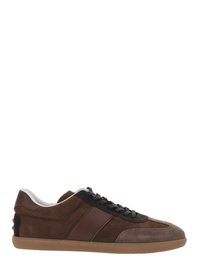 Brown Leather Low Top Sneaker 1