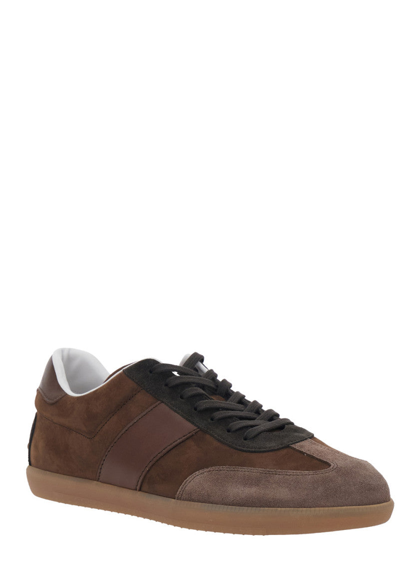 Brown Leather Low Top Sneaker 2