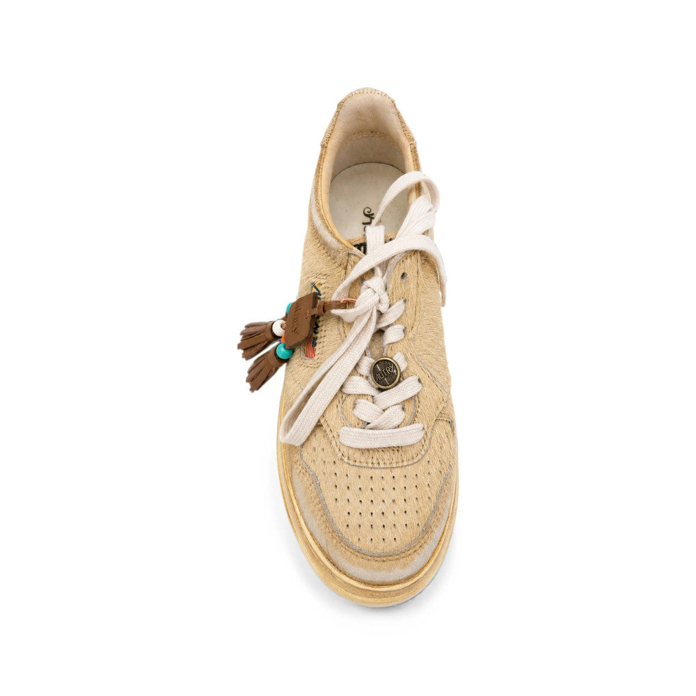 Beige Tassel Sneakers 2