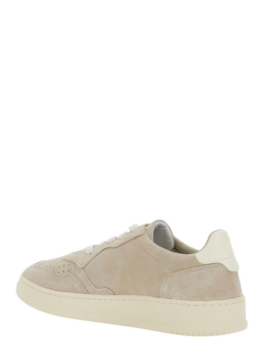 Beige Logo Medalist Sneakers 3
