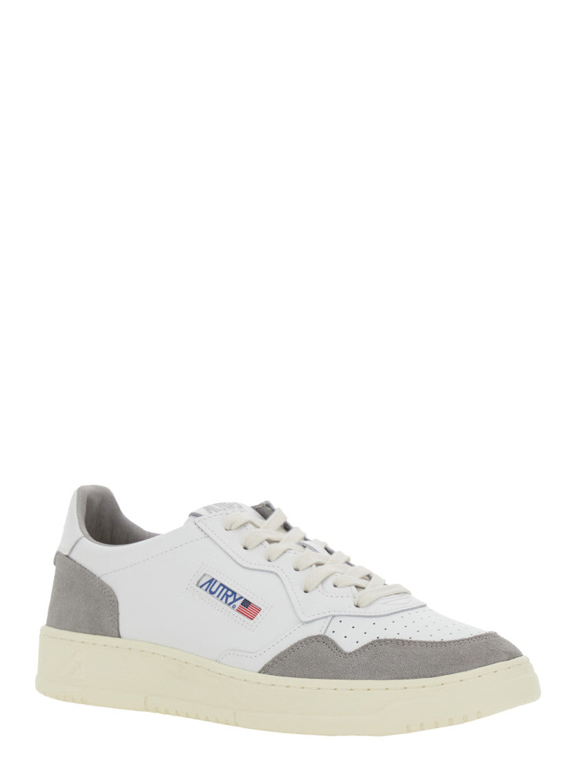 Grey Logo Medalist Sneakers 2