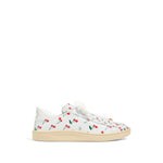 White Printed Cherryfic Sneakers 1