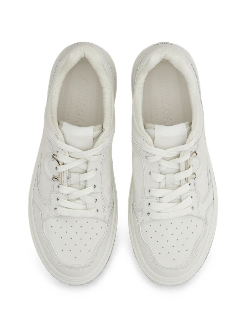 White Leather sneakers 3