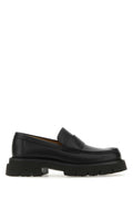 Black Leather Fergal Loafers 1