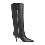 Black Mona-80 Leather Boots 1