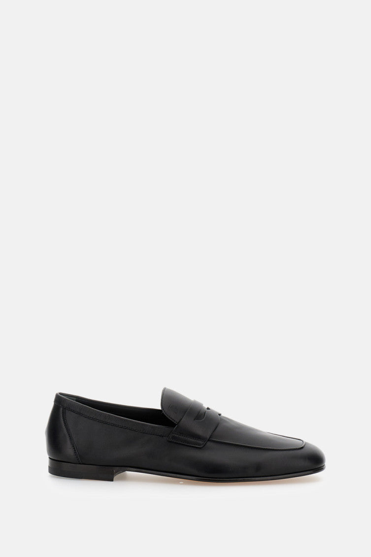 Black Leather Loafers 1