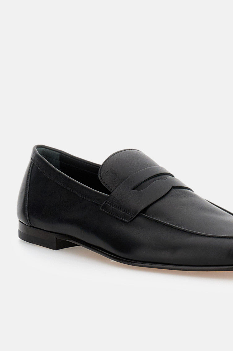 Black Leather Loafers 4