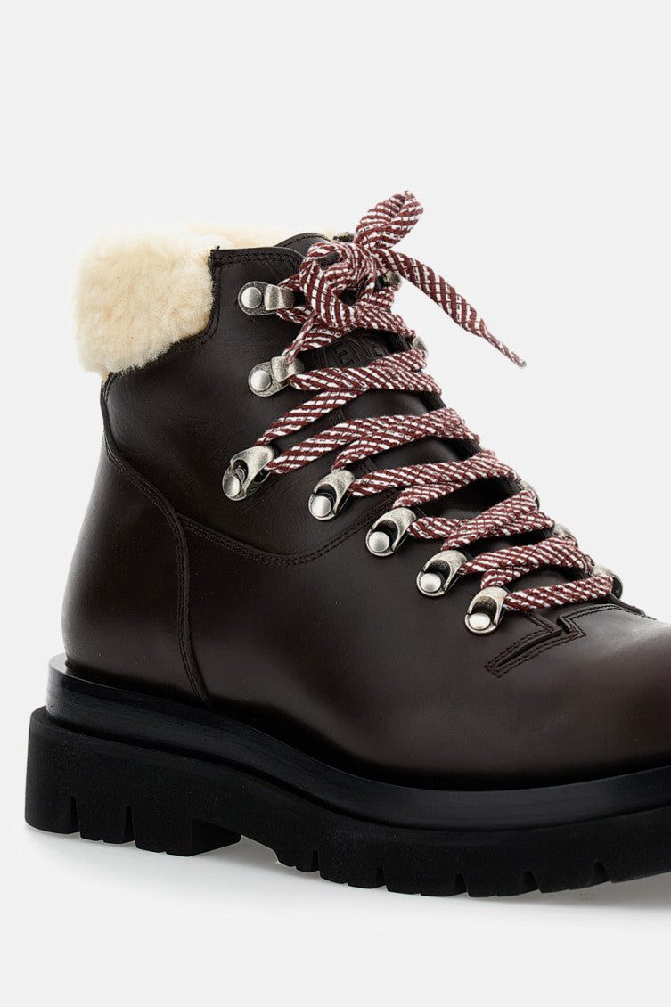 Brown Logo Boots 4