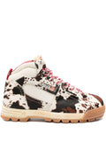 Brown Logo Printed Sneakers 1