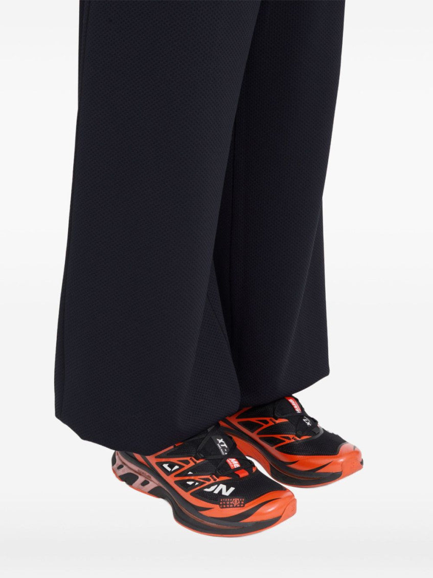 Black Red Lace-up Sneakers 4