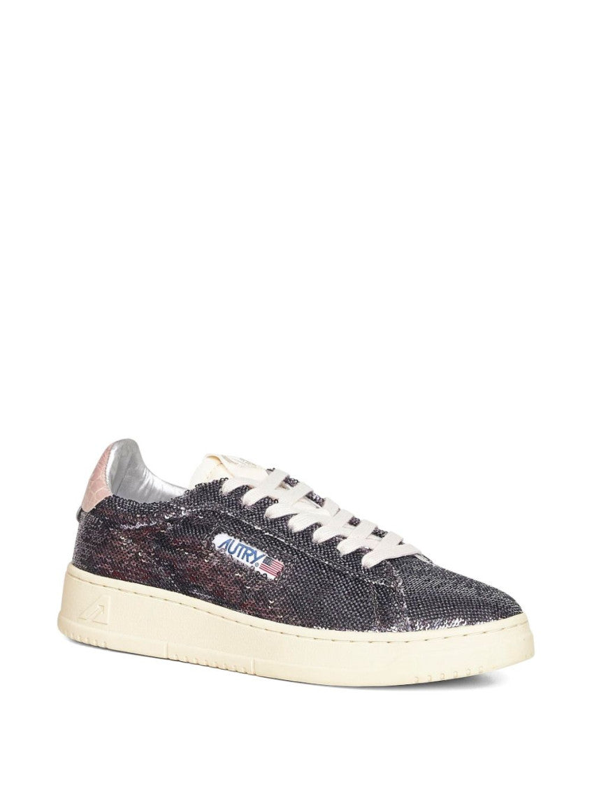 Silver Logo Sneakers 2