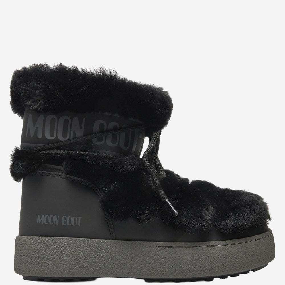 Black Round-toe Boots 1
