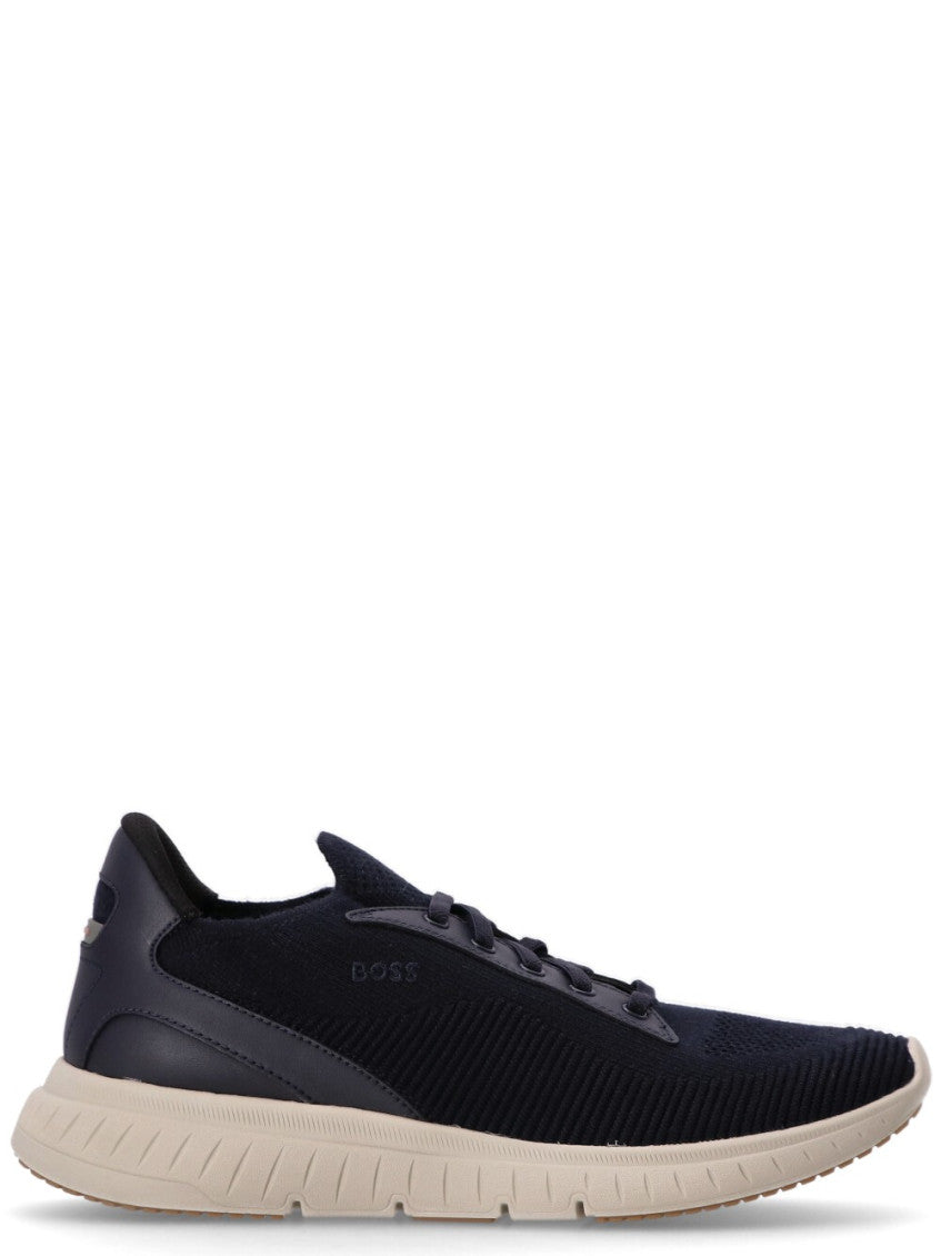 Blue Logo Sneakers 3