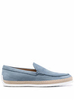 Sky Blue Slip-On Loafers 1