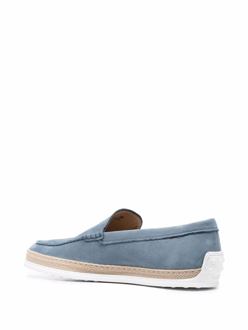 Sky Blue Slip-On Loafers 2