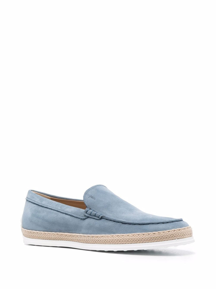 Sky Blue Slip-On Loafers 3
