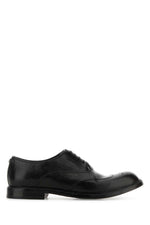 Black Leather Lace-up Shoes 1