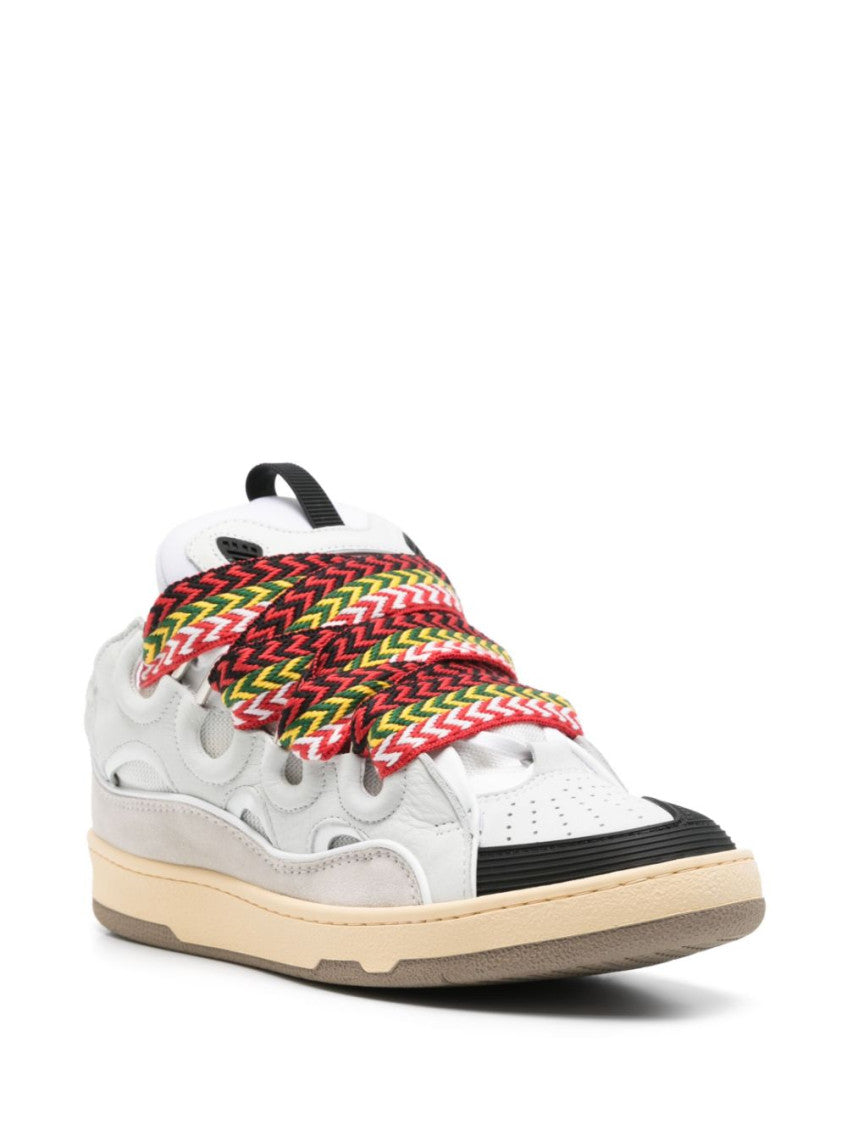 White Curb Sneakers 2