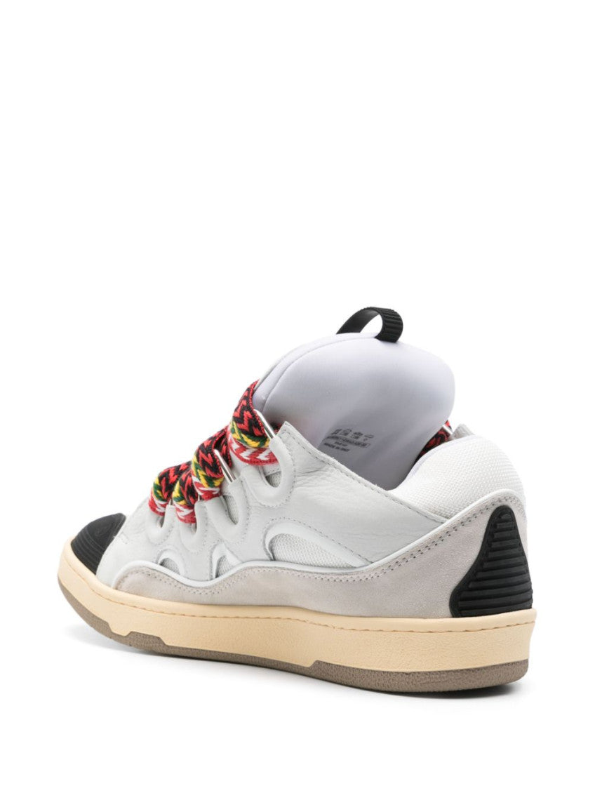 White Curb Sneakers 3