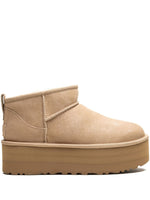 Beige Classic Ultra Mini Boots 1