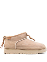 Beige Suede Boots 1
