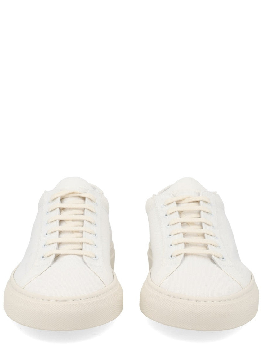 White Lace Up Sneakers 3