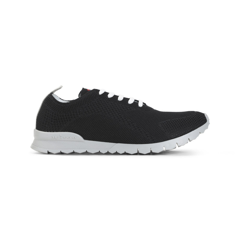 Black Lightweight Knit Sneakers 1
