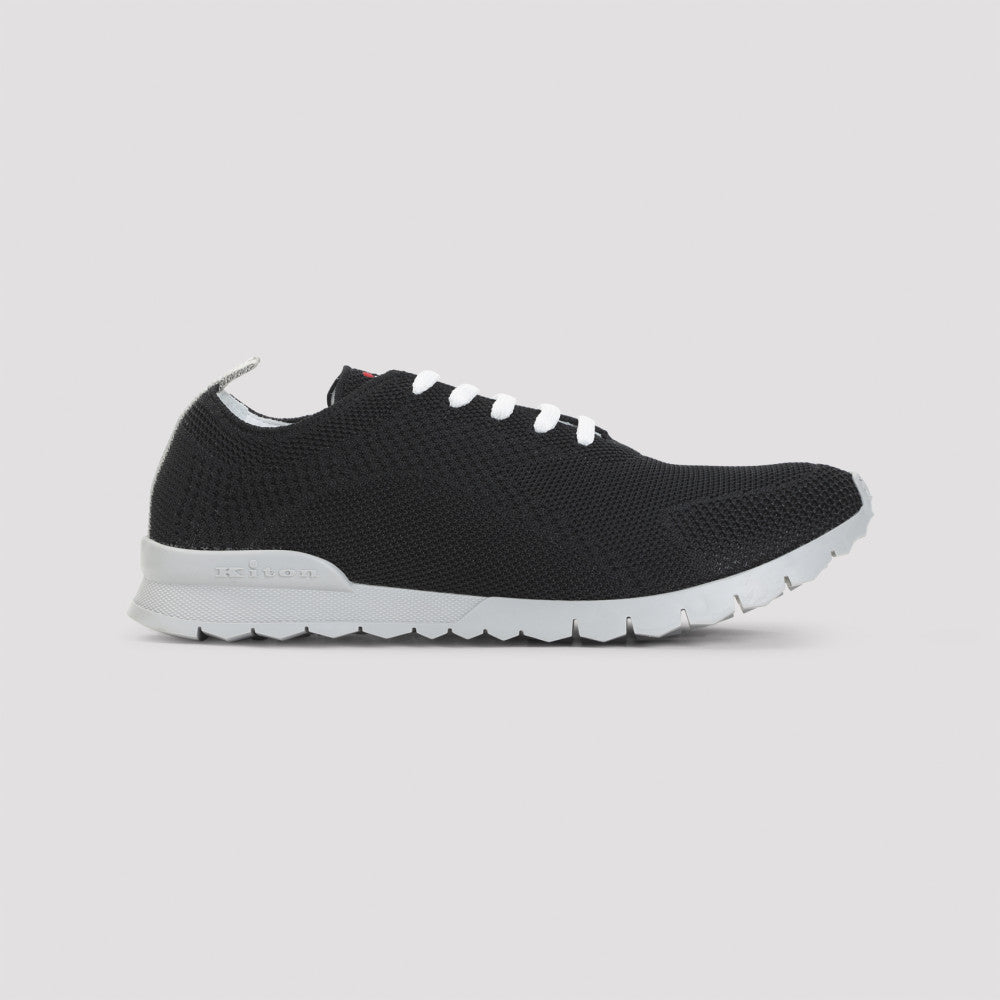 Black Lightweight Knit Sneakers 3