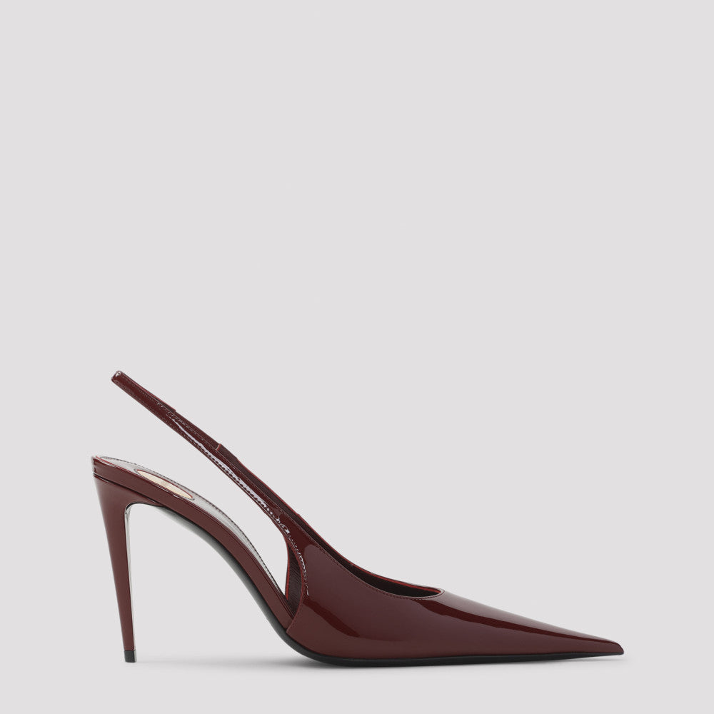 Red Slingback Pumps 2