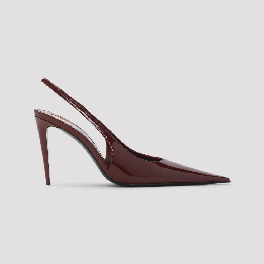 Red Slingback Pumps 3