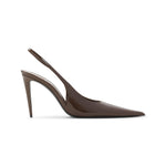 Brown Slingback Pumps 1