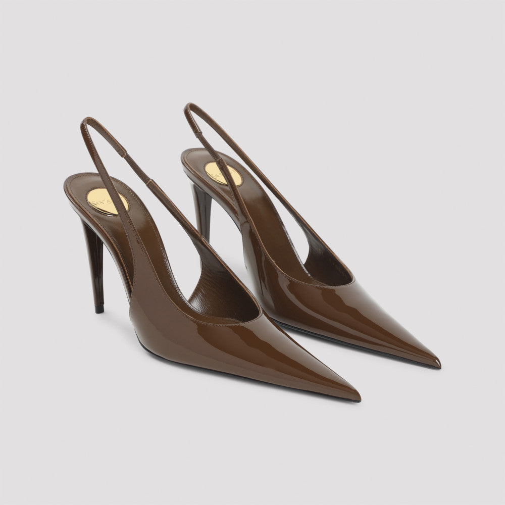 Brown Slingback Pumps 5