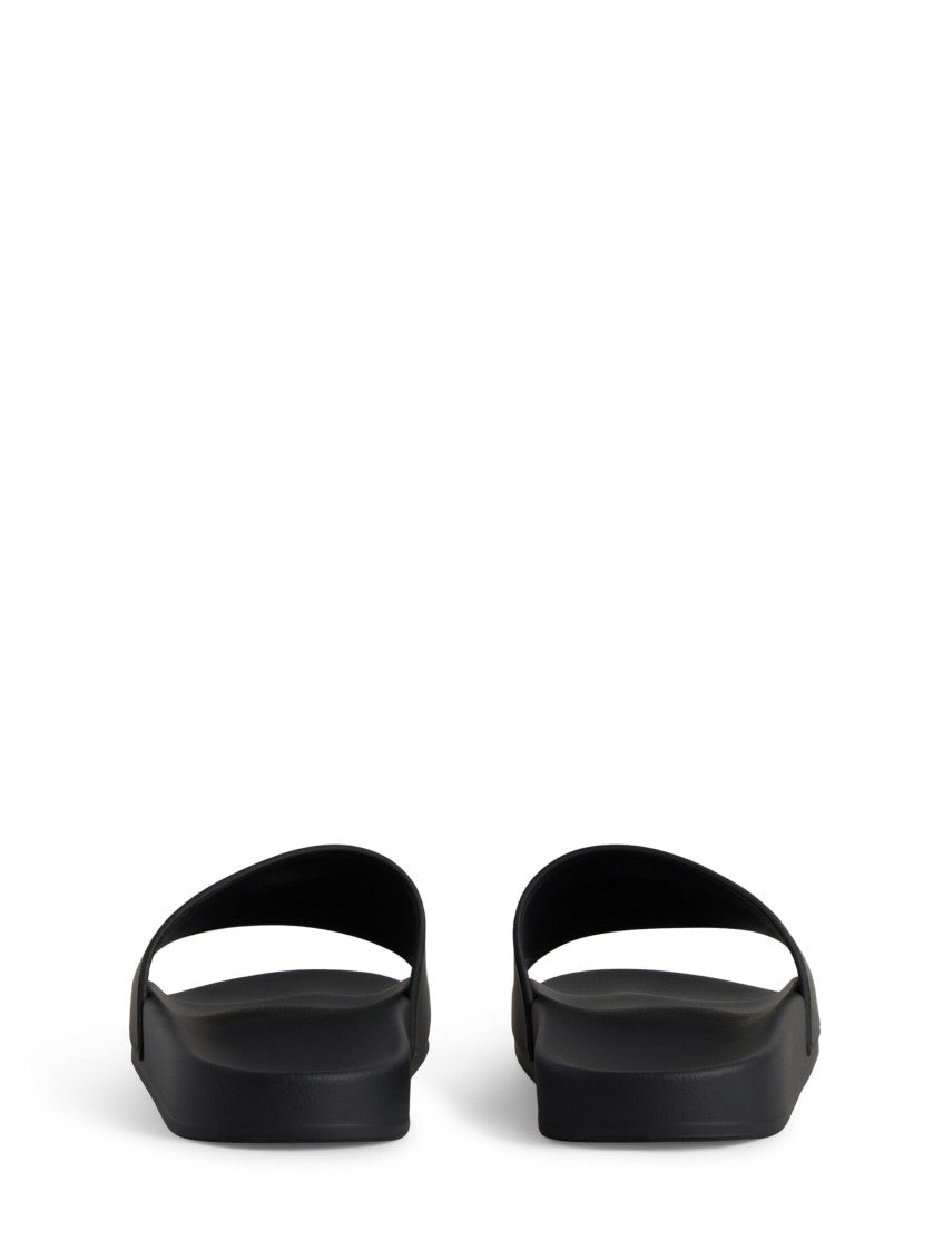 Black Logo Pool Slides 4