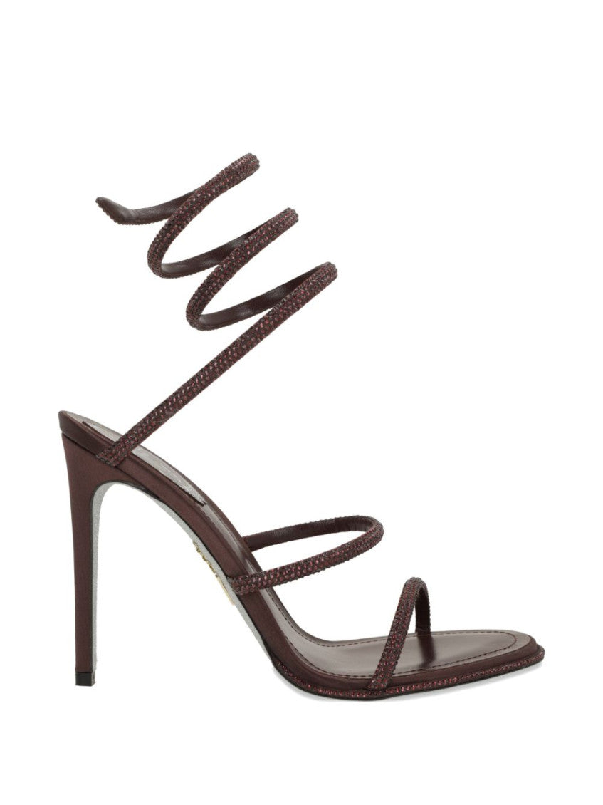 Brown Cleo Slip-on Heels 1