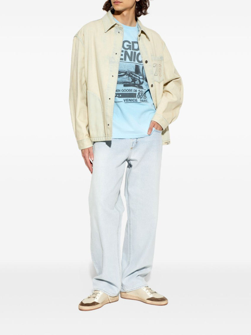 Beige Ball Star Leather Sneakers 3
