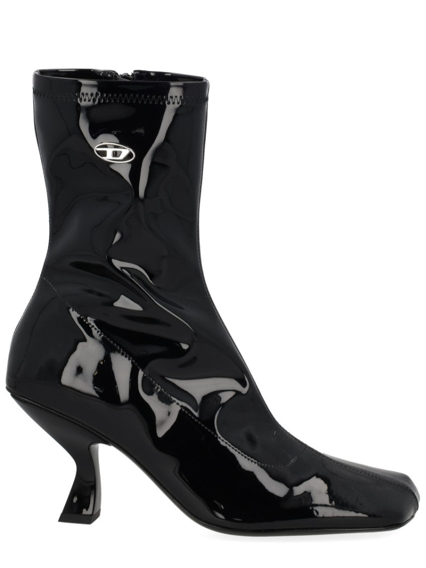 Black Logo Boots 1