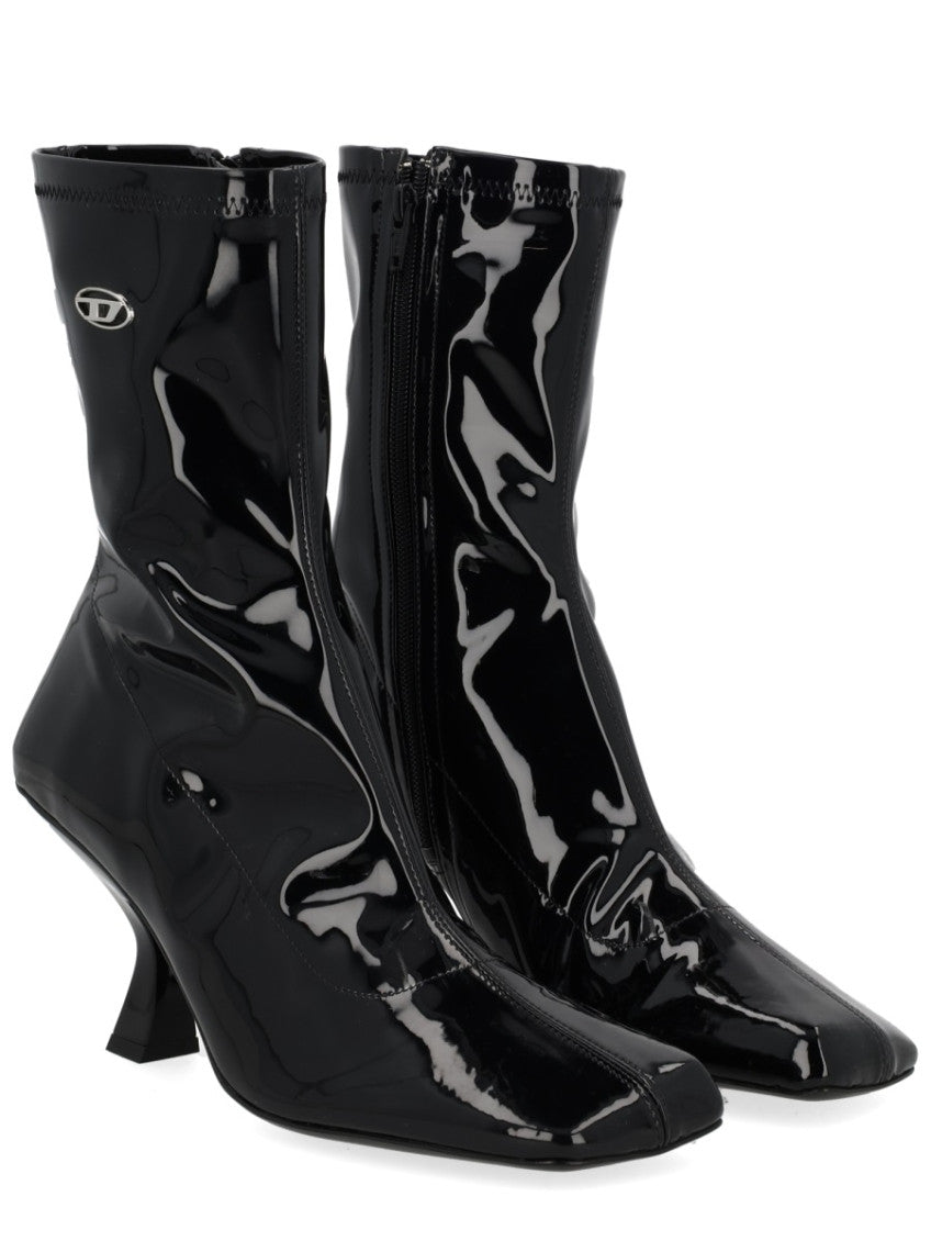 Black Logo Boots 2