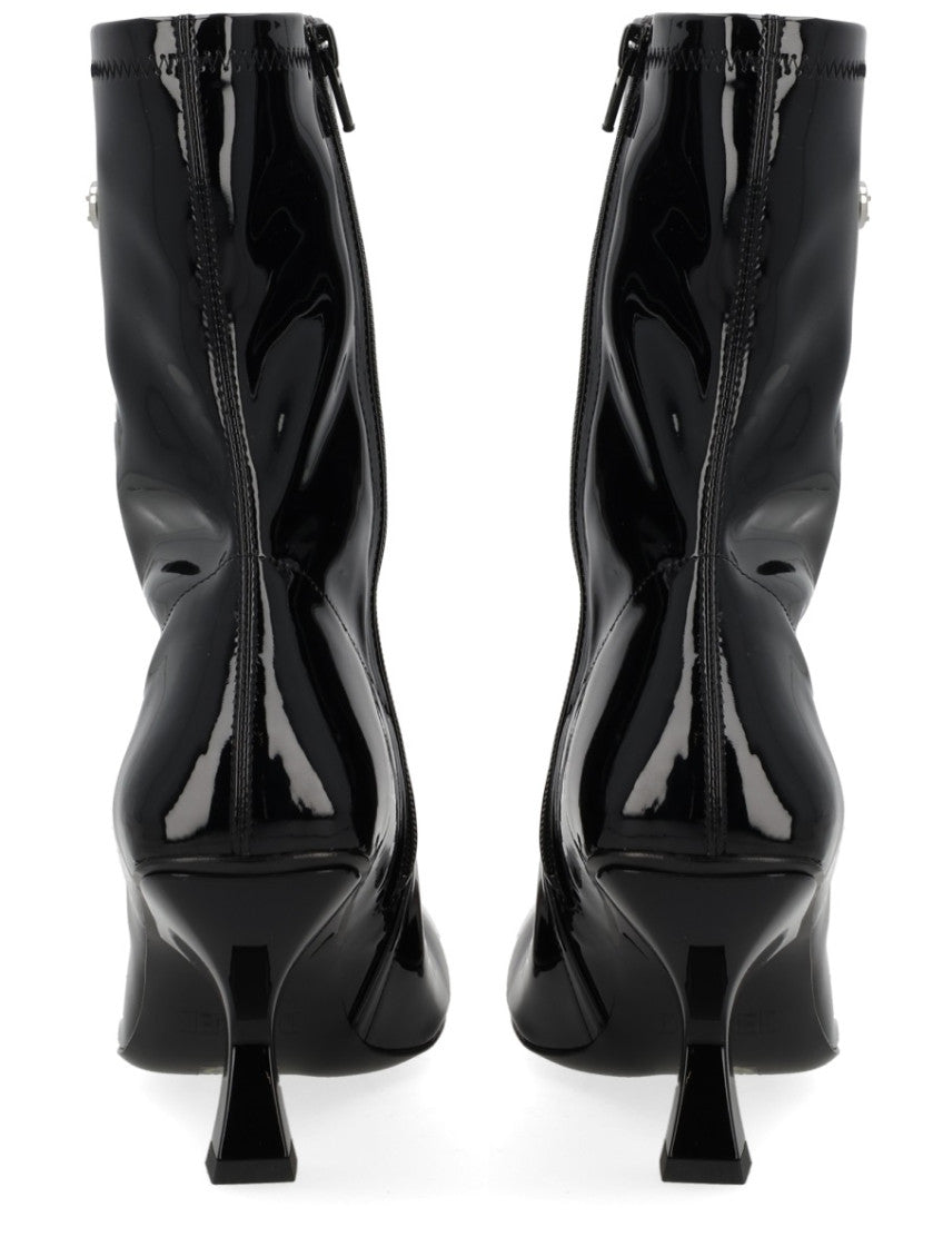 Black Logo Boots 4