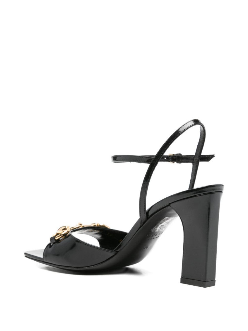 Black Ankle strap Heels 3