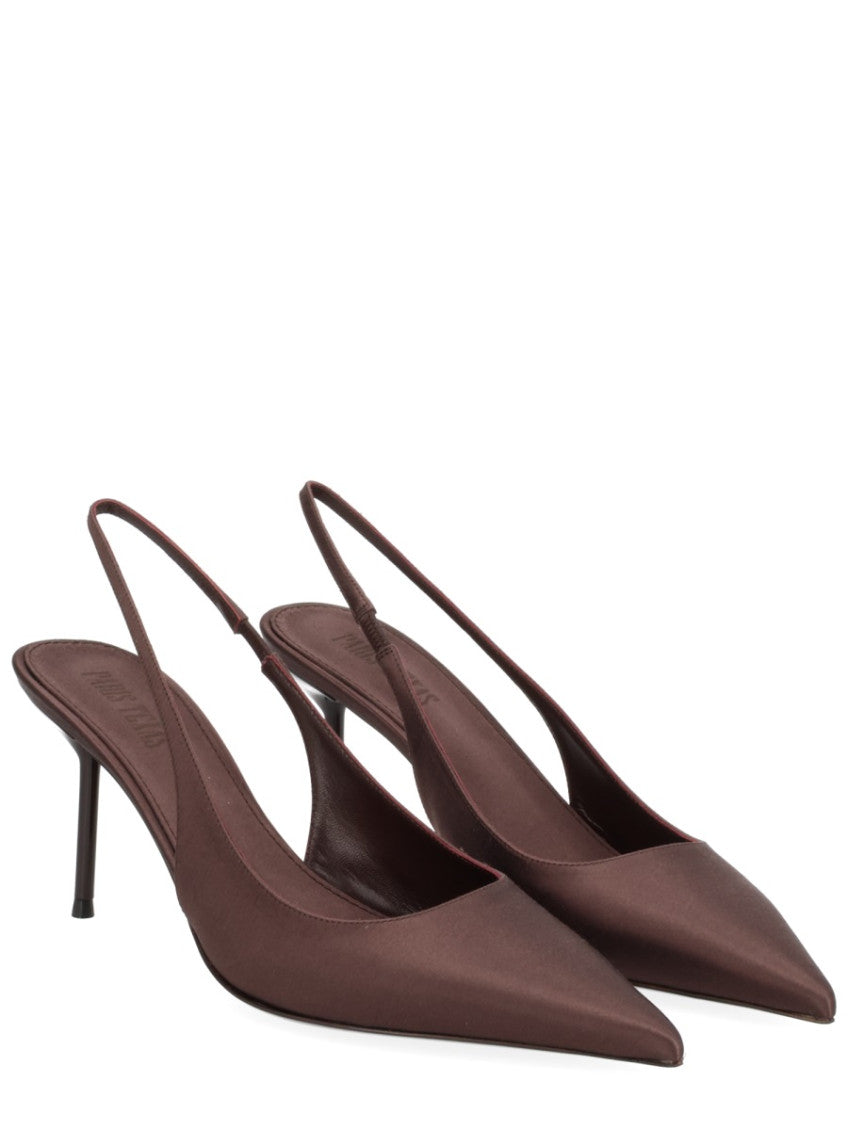 Dark Brown Slingback Pumps 2
